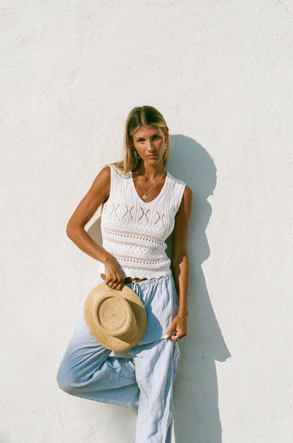 Dahlia Knit Sleeveless Top