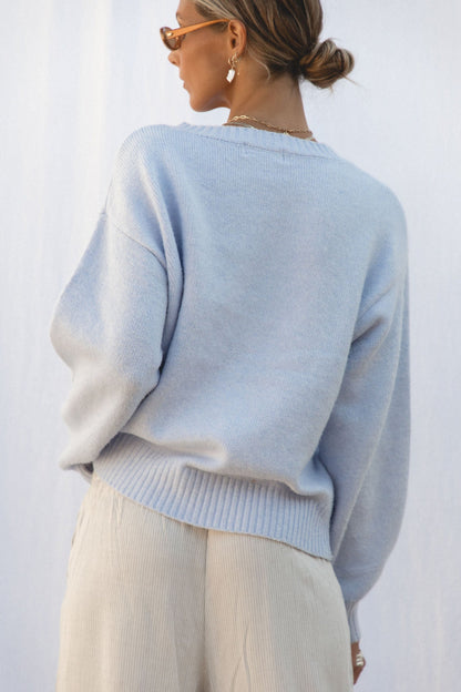 Seaside Knit Pullover Sweater