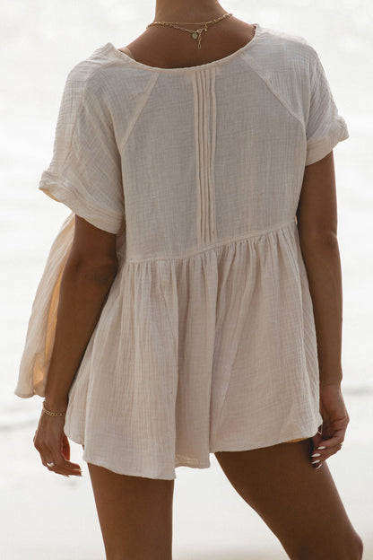 Beachy Head Cotton Gauze Top