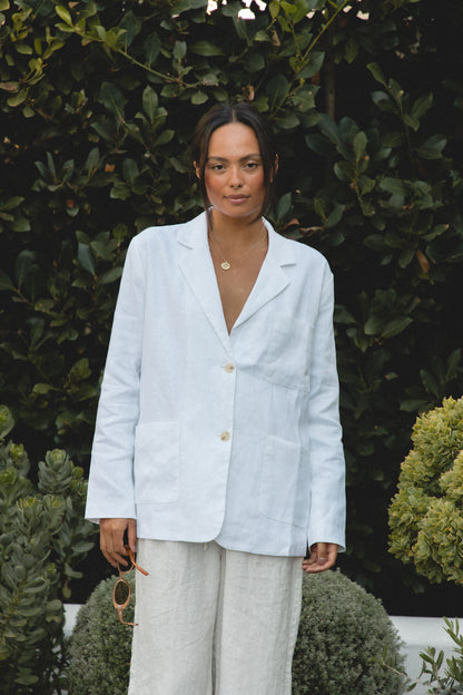 Seaside Soir¨¦e Linen Blazer