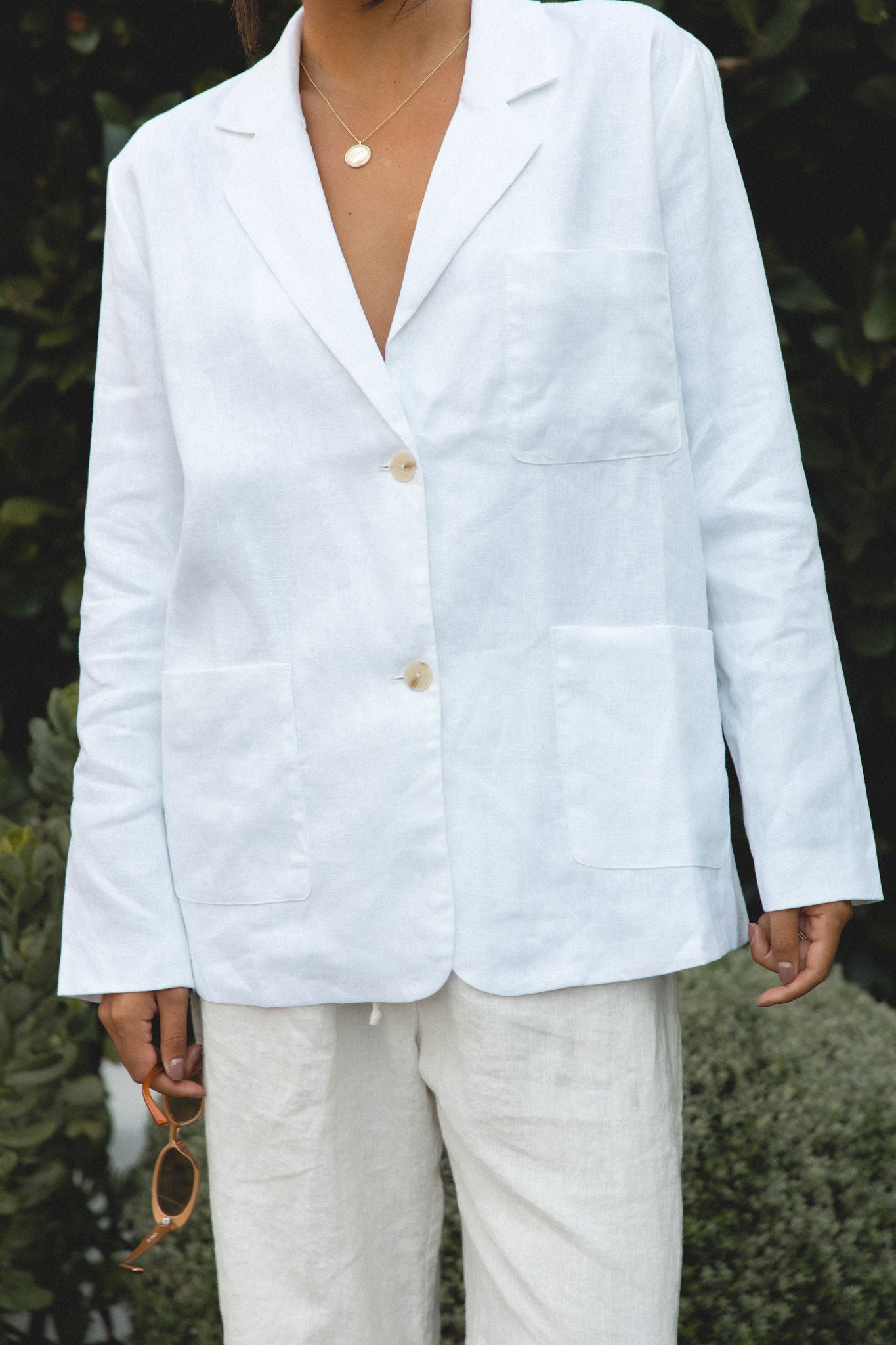 Seaside Soir¨¦e Linen Blazer